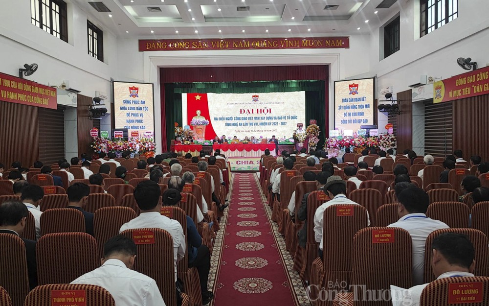 Nghệ An: Đại hội đại biểu người Công giáo Việt Nam xây dựng và bảo vệ Tổ quốc lần thứ VIII