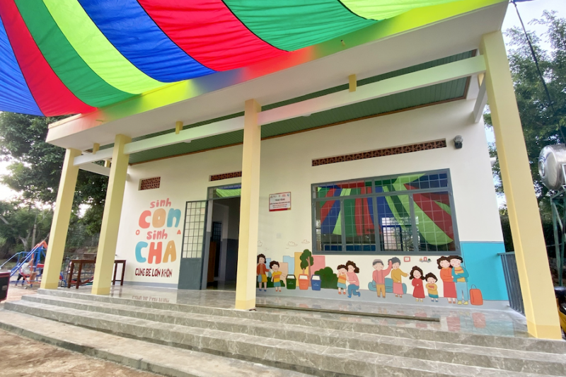 Đắk Lắk: Khánh thành trường mẫu giáo cho các em nhỏ khó khăn huyện Krông Năng