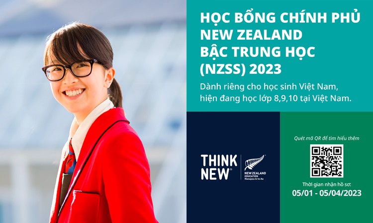 New Zealand tái khởi động chương trình học bổng dành riêng cho học sinh Việt Nam