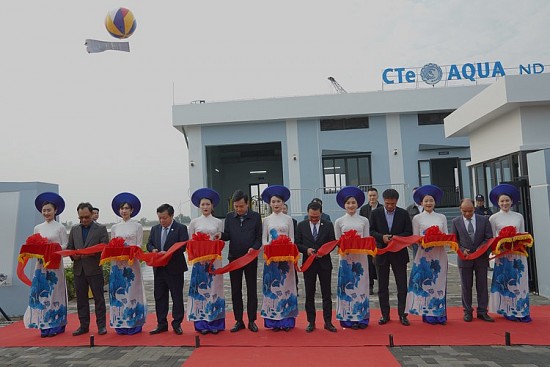 Cát Tường Group khánh thành Trạm bơm - Tuyến ống CTe AQUA tại Khu công nghiệp dệt may Rạng Đông (Aurora IP)