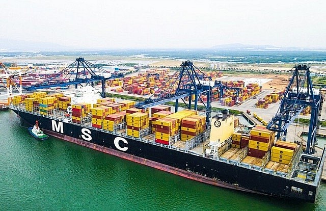 Tàu container của hãng MSC cập cảng Sài Gòn - SSA (SSIT) dịp đầu năm Quý Mão 2023