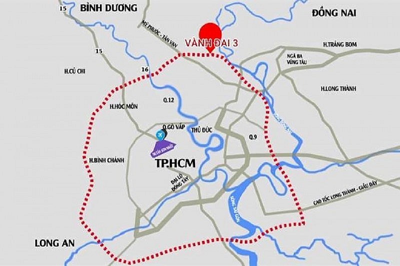 TP. Hồ Chí Minh sẽ khởi công dự án Vành đai 3 trong tháng 6/2023