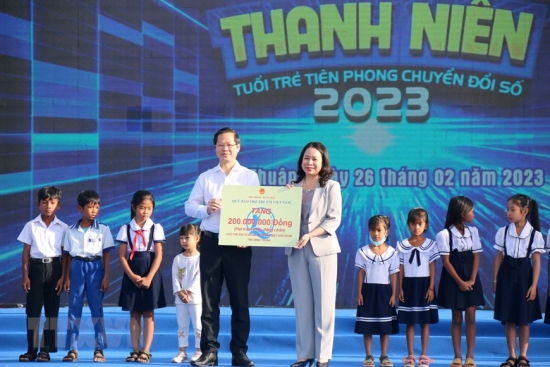 Photo: Quyền Chủ tịch nước dự Lễ khởi động Tháng Thanh niên 2023