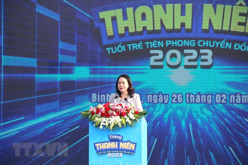 Photo: Quyền Chủ tịch nước dự Lễ khởi động Tháng Thanh niên 2023