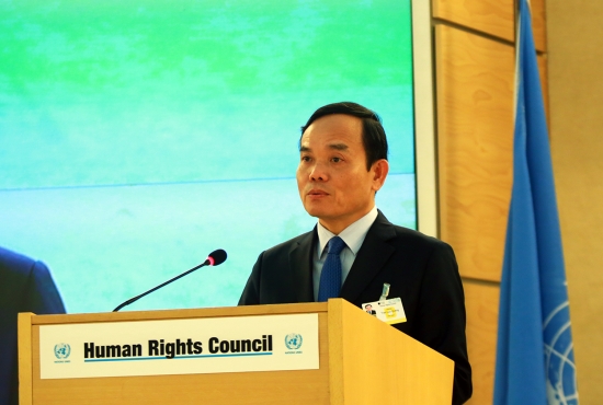 Phương châm tham gia Hội đồng Nhân quyền của Việt Nam