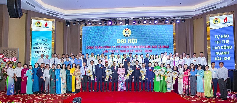 Đại hội Công đoàn Công ty Cổ phần Phân bón Dầu khí Cà Mau lần III, nhiệm kỳ 2023-2028 thành công tốt đẹp