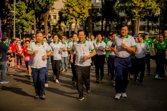 Hàng ngàn người tham gia “Ngày chạy Olympic vì sức khỏe toàn dân” tại TP. Hồ Chí Minh