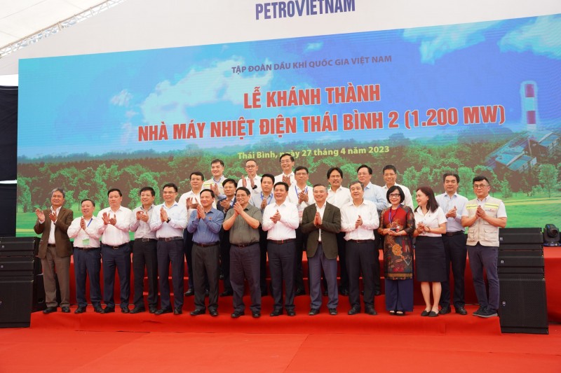 Thủ tướng Phạm Minh Chính dự lễ khánh thành Nhà máy Nhiệt điện Thái Bình 2