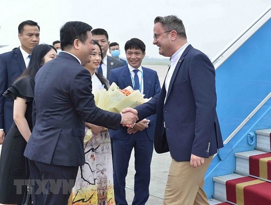Thủ tướng Luxembourg bắt đầu chuyến thăm chính thức Việt Nam