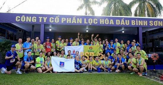 Đội tuyển PV GAS tham gia giải chạy“Quảng Ngãi Marathon - Cup BSR 2023"