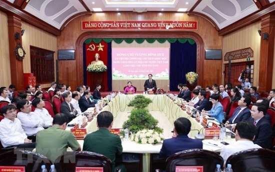 Chủ tịch Quốc hội: Hà Nam phát huy thế mạnh là cửa ngõ phía Nam Thủ đô