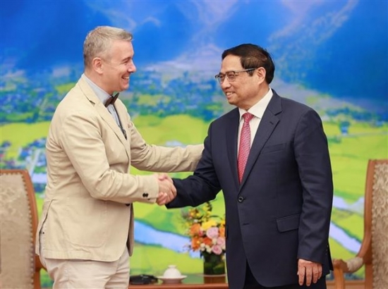 Thủ tướng tiếp Đại sứ Bỉ và Tổng Giám đốc Tập đoàn John Corkerill