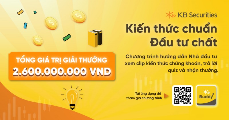 Chứng khoán KB Việt Nam tưng bừng triển khai các chương trình đầu tư hấp dẫn từ tháng 5