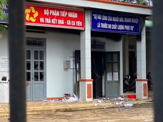 Khép chặt vòng vây, quyết liệt truy bắt các đối tượng nổ súng tấn công trụ sở Công an tại Đắk Lắk