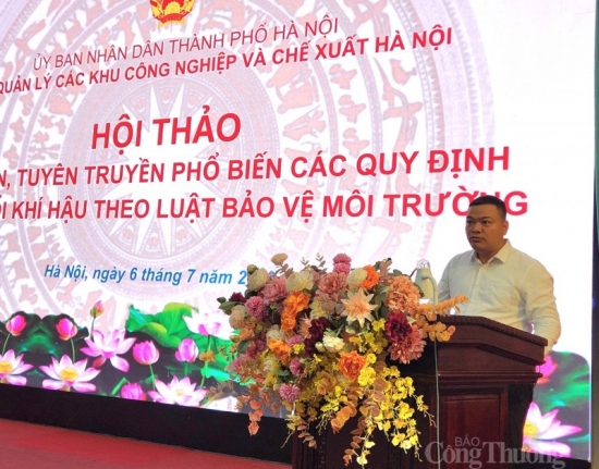 Hà Nội: Hơn 100 doanh nghiệp tham gia tập huấn kiểm kê khí nhà kính