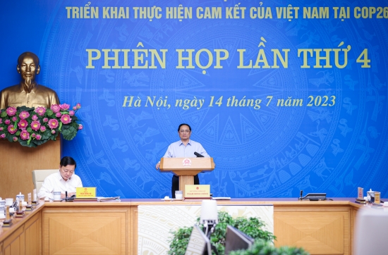 thu tuong chu tri phien hop ban chi dao quoc gia thuc hien cam ket tai cop26