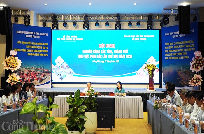 Đang diễn ra hội nghị khuyến công các tỉnh, thành phố khu vực phía Bắc năm 2023