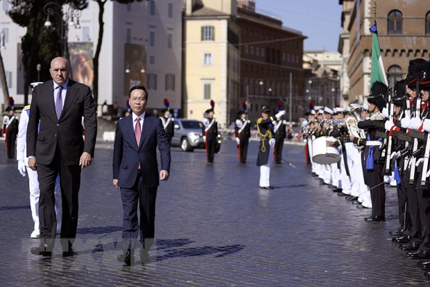 Tuyen bo chung ve tang cuong quan he Doi tac Chien luoc Viet Nam-Italy hinh anh 1