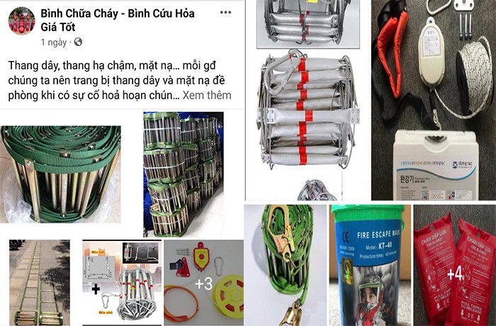 Đổ xô mua thang dây, mặt nạ, dụng cụ phòng cháy: Chuyên gia lưu ý gì?