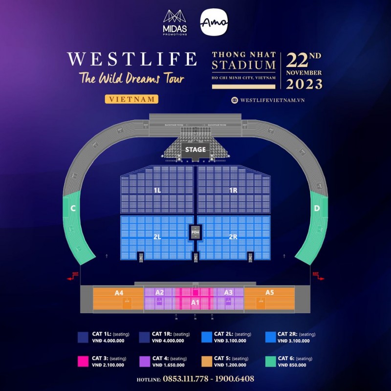 Giá vé concert Westlife tại Việt Nam: Rẻ nhất bao nhiêu, cách mua thế nào?