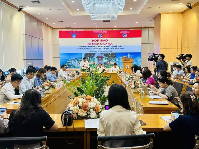Đã hoàn thành bản dự thảo Quy hoạch Thủ đô Hà Nội và trình Thành uỷ