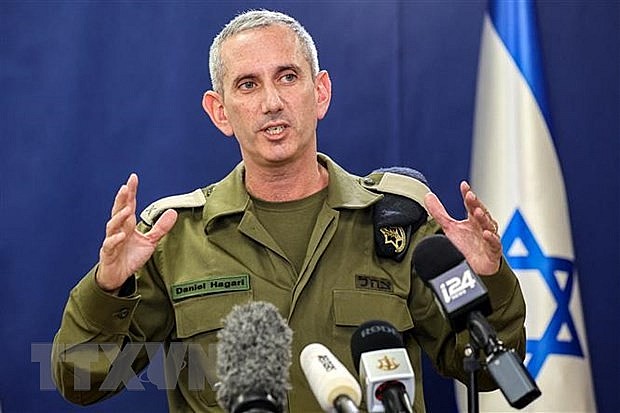 Người phát ngôn quân đội Israel Daniel Hagari. Ảnh: AFP