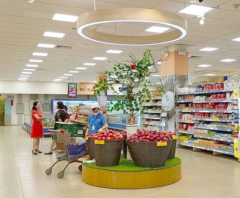 Nhiều sản phẩm nông sản, đặc sản của tỉnh Gia Lai đã vào được siêu thị (Ảnh: T.H)