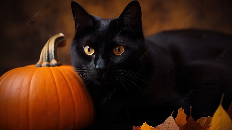 biểu tượng Halloween – mèo đen cũng xuất hiện khá nhiều vào dịp này. Ảnh minh họa