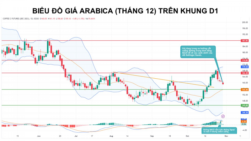 Đà giảm của giá cà phê Arabica vẫn có thể bị hạn chế bởi tồn kho thấp