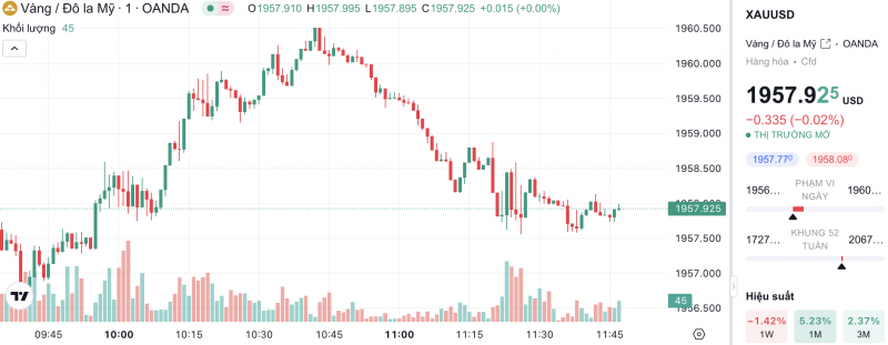 Giá vàng chiều nay 10/11/2023: Giá vàng 9999, SJC, 24K, Mi Hồng, PNJ, DOJI