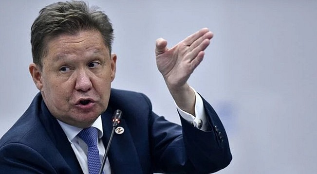 Giám đốc điều hành Gazprom Aleksey Miller.