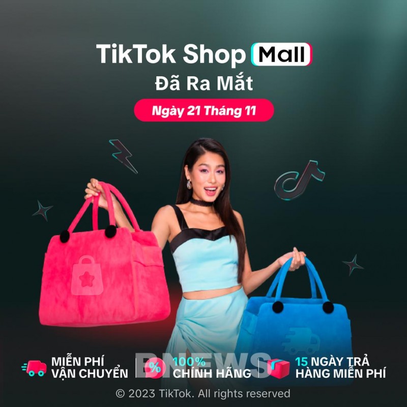 TikTok ra mắt kênh bán hàng chính hãng TikTok Shop Mall tại Việt Nam
