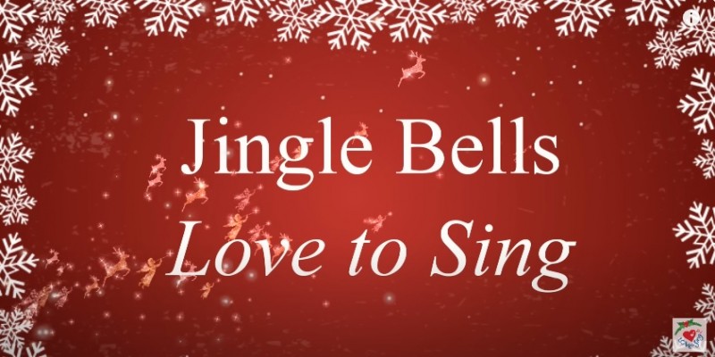 Bài hát Jingle Bells. Ảnh chụp màn hình