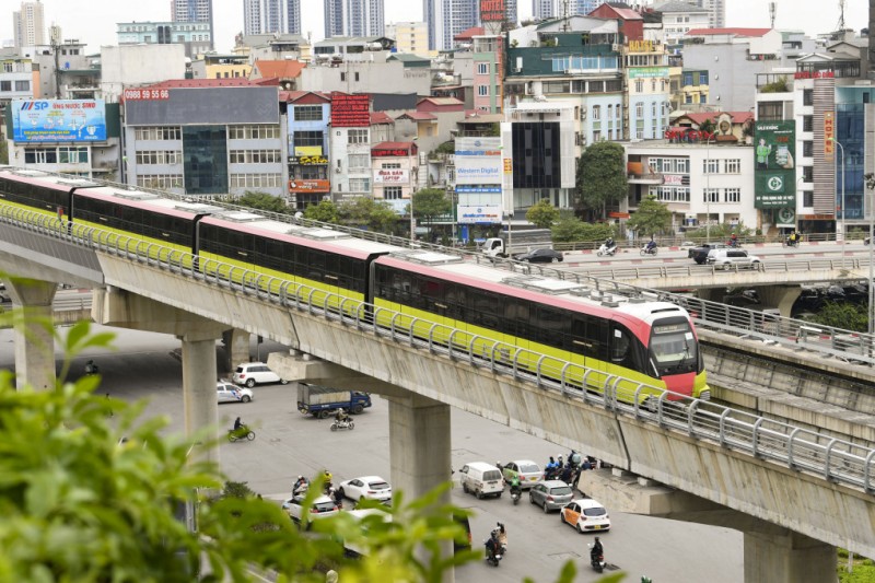 Phát hiện sai phạm tại dự án đường sắt đô thị, đoạn Nhổn - Ga Hà Nội. Ảnh: thanglong.chinhphu.vn