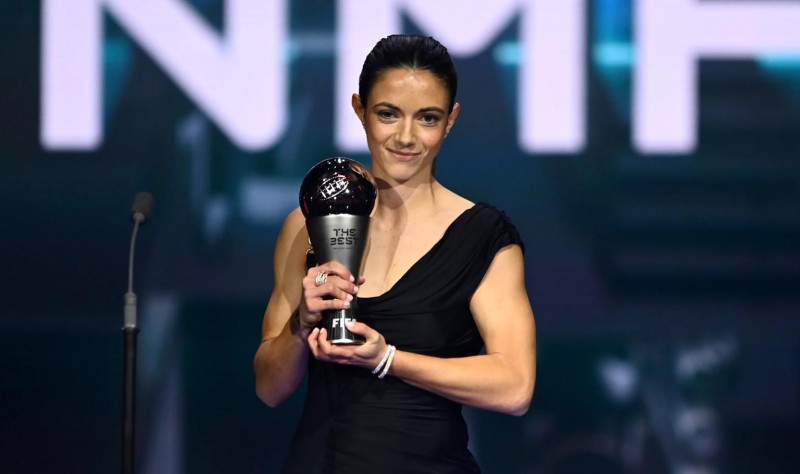Cầu thủ nữ xuất sắc nhất năm do FIFA tổ chức thuộc về Aitana Bonmati. Ảnh: FIFA