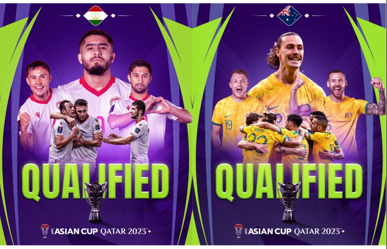 Asian Cup 2023: Tajikistan tiếp tục tạo địa chấn, Úc phô diễn sức mạnh