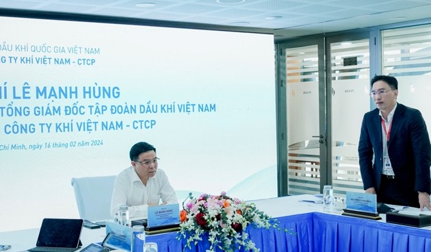 Chủ tịch HĐTV - Tổng Giám đốc Petrovietnam đến thăm và làm việc đầu năm tại PV GAS