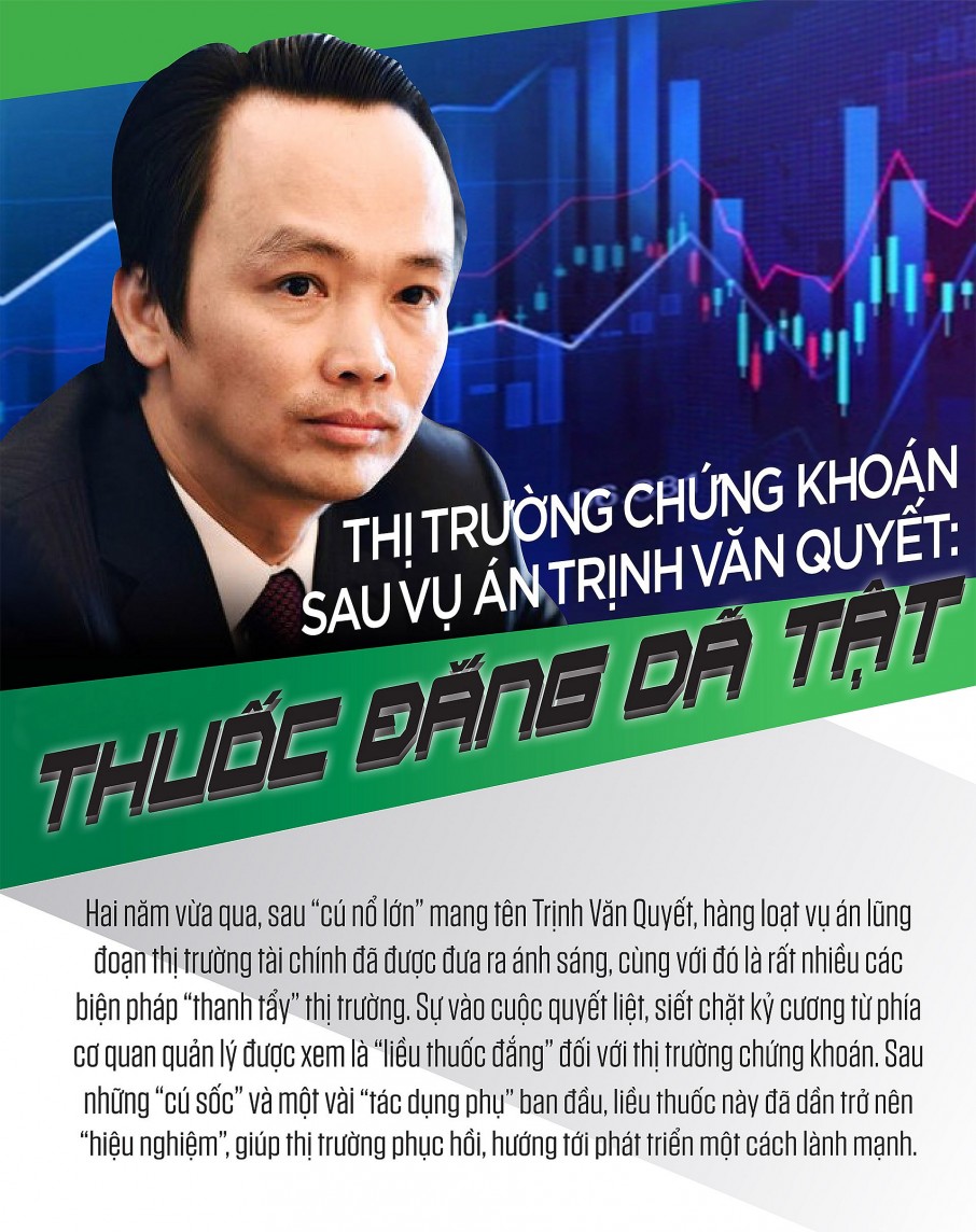 Thị trường chứng khoán sau vụ án Trịnh Văn Quyết: Thuốc đắng dã tật