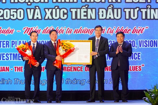 Công bố quyết định của Thủ tướng Chính phủ phê duyệt Quy hoạch tỉnh Ninh Thuận