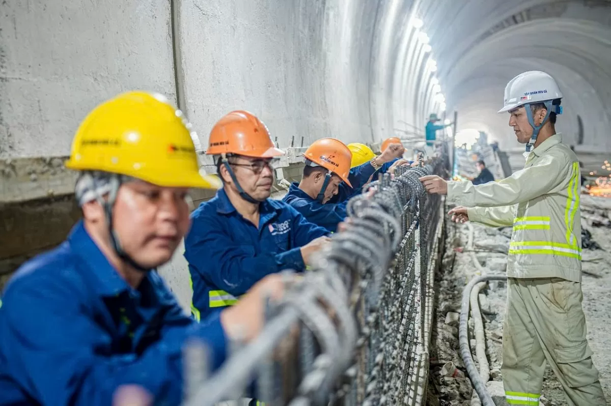 Tập đoàn Đèo Cả: Dự kiến hoàn thành thi công các hầm xuyên núi vào ngày cuối 2025