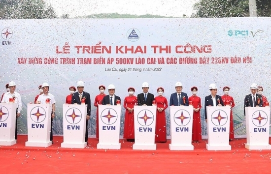 Khởi công xây dựng Trạm biến áp 500kV Lào Cai và các đường dây 220kV đấu nối