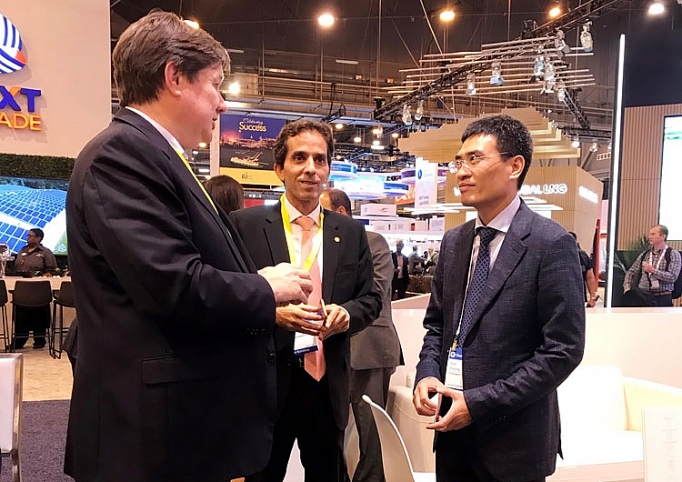 tong giam doc pv gas duong manh son tham du gastech 2019