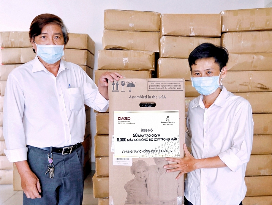 Diageo ủng hộ thiết bị y tế chống dịch cho TP. Hồ Chí Minh