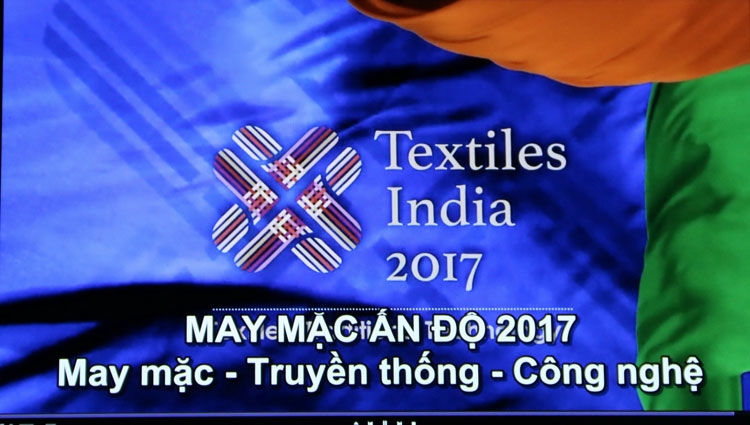 textiles india 2017 thuc day hop tac doanh nghiep viet nam an do
