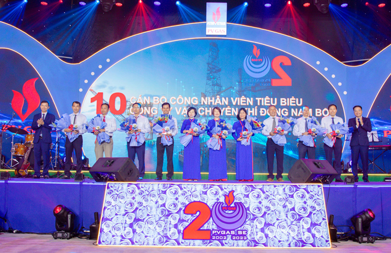 Lễ kỷ niệm 20 năm thành lập Công ty Vận chuyển khí Đông Nam bộ
