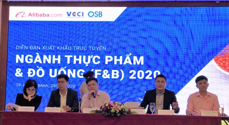 dien dan xuat khau truc tuyen nganh hang thuc pham va do uong 2020