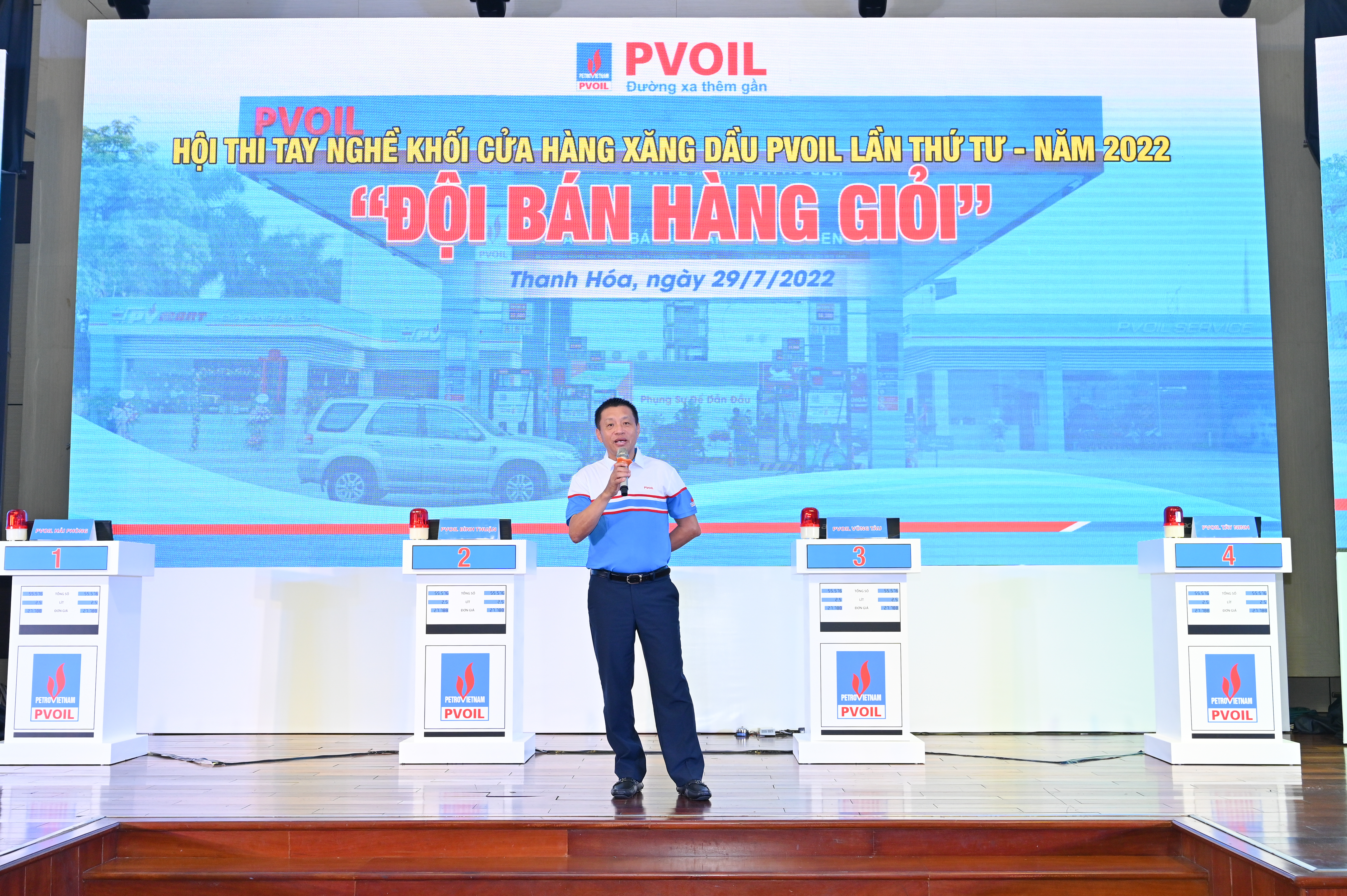 PVOIL tổ chức Hội thi tay nghề khối cửa hàng xăng dầu “Đội bán hàng giỏi” lần thứ tư