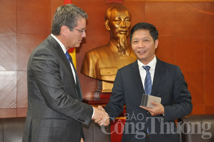 Bộ trưởng Bộ Công Thương và Tổng giám đốc WTO thảo luận vấn đề hội nhập của Việt Nam