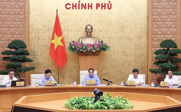Thủ tướng Phạm Minh Chính chủ trì phiên họp Chính phủ chuyên đề xây dựng pháp luật tháng 8 năm 2022