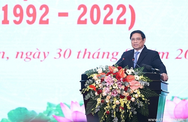 Thủ tướng phát biểu tại lễ kỷ niệm 30 năm tái lập tỉnh Bình Thuận 